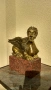 Бронзова , авторска скулптура от Славей Петров на харпия, снимка 2