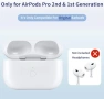 Нова кутия AirPods Pro 1/2 Gen кейс за зареждане wireless/Lightning с бутон, снимка 2