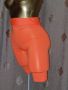 Collection M Еластичен къс клин в ярко оранжево , снимка 2