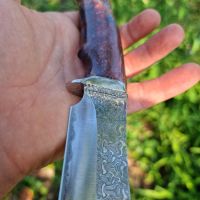 Нож Ръчна Изработка  Мечка Сребро 999, снимка 9 - Ножове - 45648275