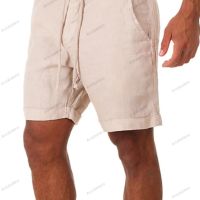 Нов стил мъжки къси три четвърти ежедневни панталони с шнур, 9цвята , снимка 2 - Къси панталони - 45163464