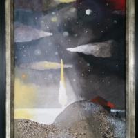 Владимир Пенев Coast 2008 г. уникална картина с маслени бои, снимка 1 - Картини - 44950524