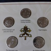 Сомалия 2006 – Комплектен сет от 5 монети - Бенедикт XVI - първият германски папа от векове, снимка 3 - Нумизматика и бонистика - 45494983