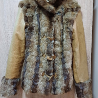 дамско палто от естествен косъм , снимка 5 - Палта, манта - 44941034
