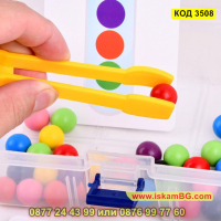 Образователна игра за деца 42 топки Многоцветна 3 години+ - КОД 3508, снимка 4 - Образователни игри - 45022102