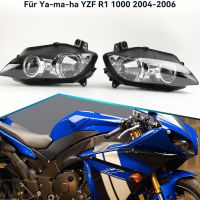 LED фарове за мотоциклетни предни фарове Светлинна маска LED прозрачен за Ya-ma-ha Yzf R1 1000 04-06, снимка 3 - Аксесоари и консумативи - 45464282