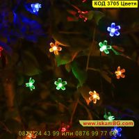 Соларни лампички за градина, цветя с 8 режима на светене в различни светлини - КОД 3705 Цветя, снимка 13 - Соларни лампи - 45341220