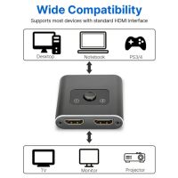 Двупосочен HDMI суич, снимка 2 - Кабели и адаптери - 45786415