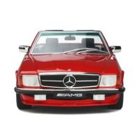 Mercedes-Benz R107 500 SL AMG Signal Red 1986 Model By Otto Mobile 1:18, снимка 3 - Колекции - 45396473