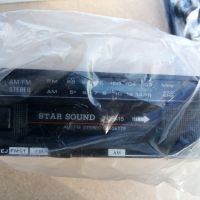 Отлично запазен и НЕизползван авто-радиокасетофон "Star Sound" от 90-те г., пълен к-кт с кутия!, снимка 1 - Части - 45595543