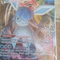 Glaceon V Max. Pokemon cards, снимка 1 - Карти за игра - 45266598