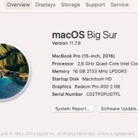 MacBook 2016 15 инча, ssd 256, снимка 2 - Лаптопи за работа - 45149524