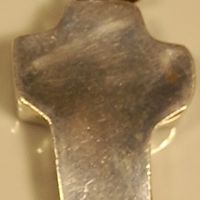 голям сребърен кръст с кехлибар , снимка 7 - Колиета, медальони, синджири - 45497167