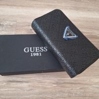 Черно портмоне с два ципа Guess, снимка 6 - Портфейли, портмонета - 45300586