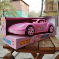 Детска кола за игра Polesie Racing Pink, снимка 3 - Коли, камиони, мотори, писти - 45063747