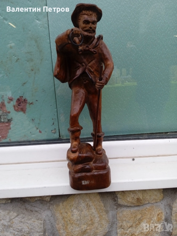 Немска дървена статуетка, снимка 1
