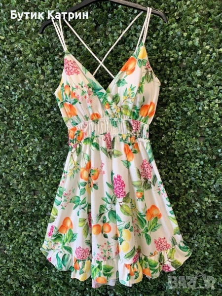 Дамска рокля плодова наслада, снимка 1
