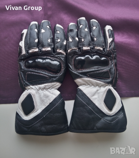Кожени ръкавици за моторист , снимка 1