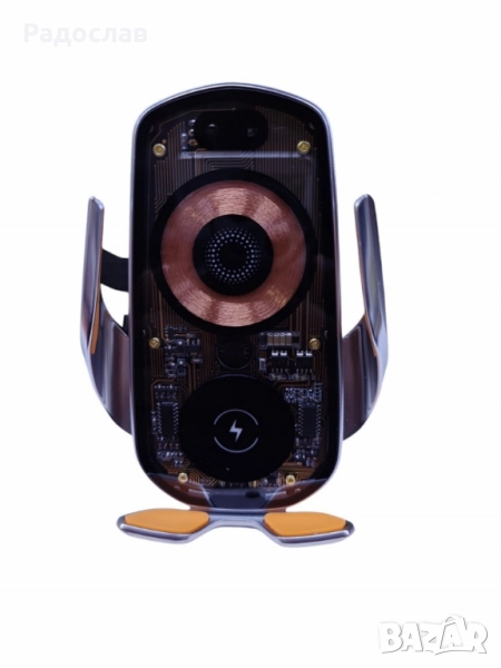 Безжично зарядно за кола с гравитационен държач – Супер бързо зареждане и удобство., снимка 1