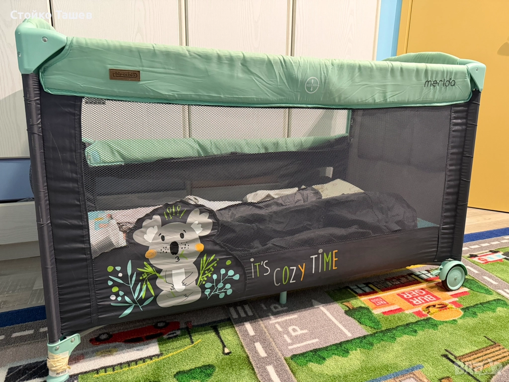 Бебешка кошара с матрак, снимка 1