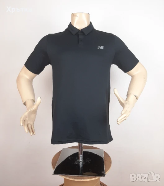 New Balance Performance - Оригинална мъжка тениска с яка р-р S, снимка 1