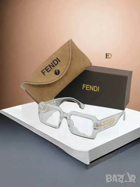 очила с калъф, кутия и ув защита gucci balenciaga fendi , снимка 1
