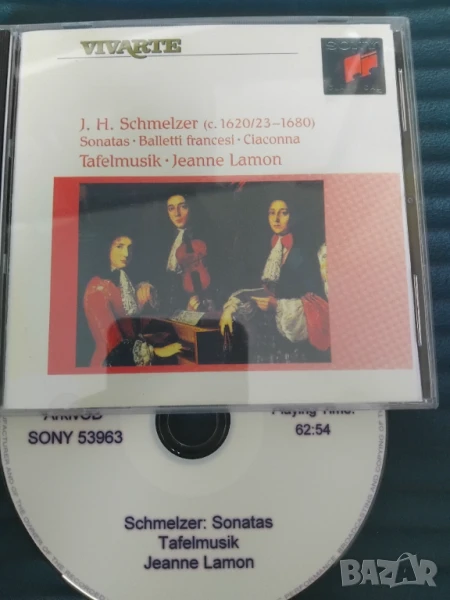 Schmelzer -  Sonatas - аудио диск класическа музика, снимка 1