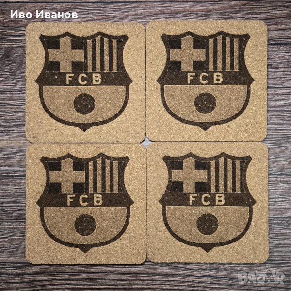 Комплект подложки за чаши (coaster) Barcelona, снимка 1