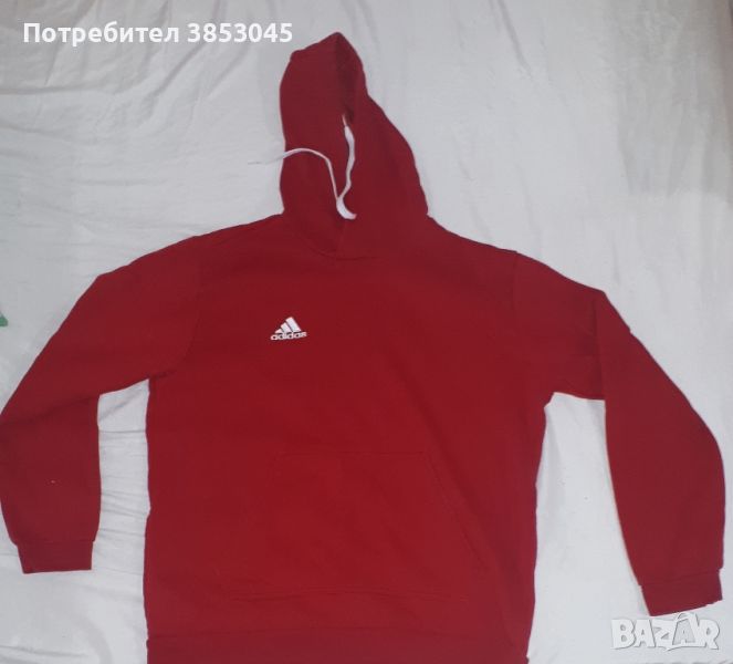 Суичър XL Adidas червен, снимка 1