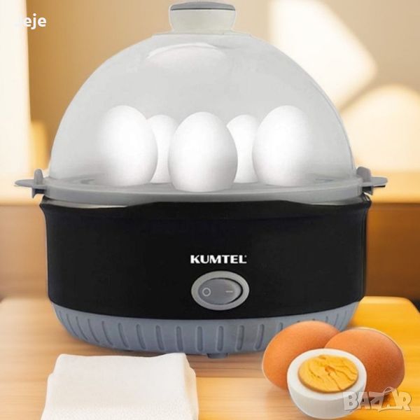 Яйцеварка с капацитет за 7 яйца и мерителна чаша KUMTEL, снимка 1