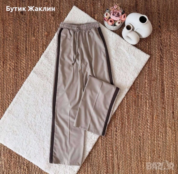 Спортно елегантен панталон с кант , снимка 1