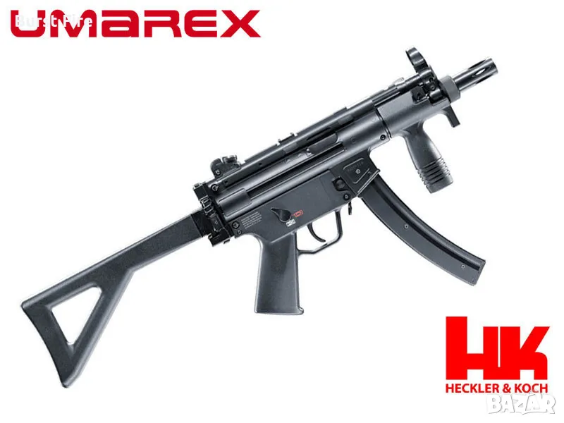 Въздушен Автомат H&K MP5 K-PDW Umarex 9J 4.5мм CO2, снимка 1