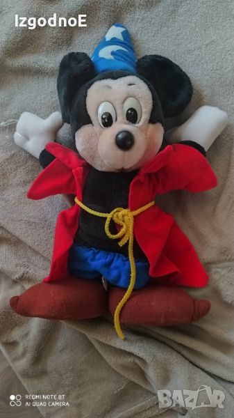 Ретро плюшена играчка Мики Маус, снимка 1