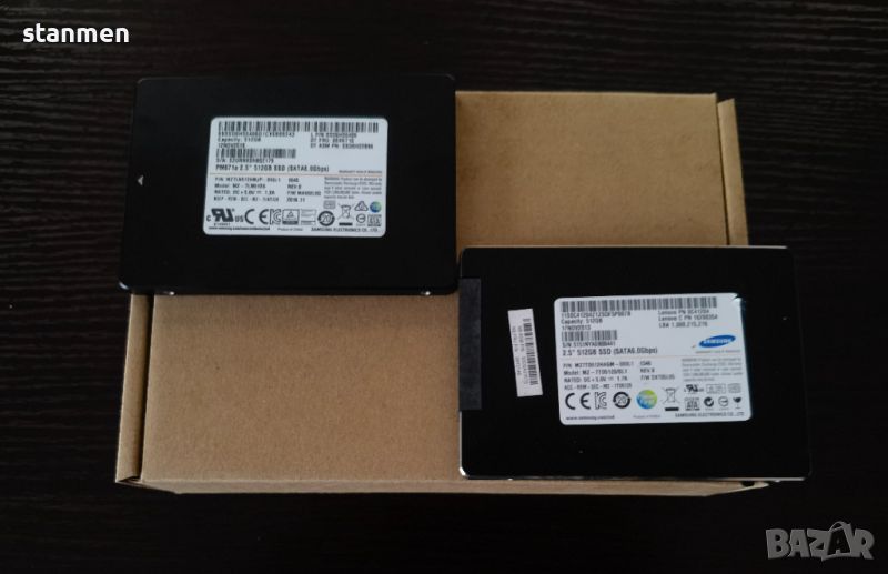 Продавам SSD дискове SAMSUNG 512GB 2.5" Sata , снимка 1