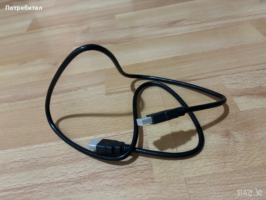 HDMI кабел,90 см., снимка 1