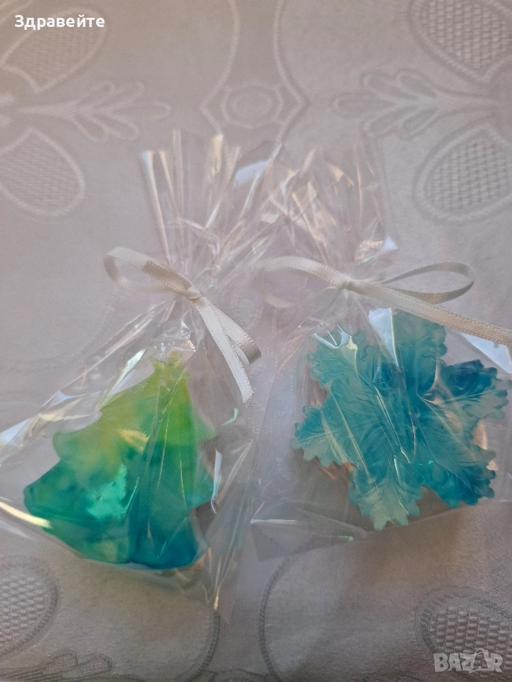 Глицеринови натурални сапунчета за подаръци, снимка 1