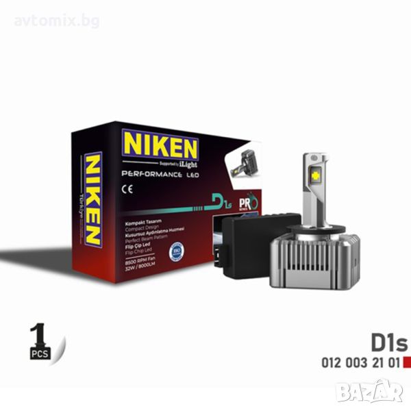 12V NIKEN диодни LED крушки D1S PRO, снимка 1