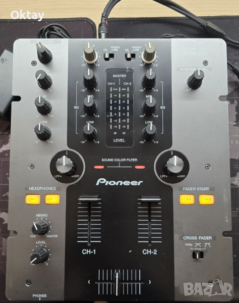 Pioneer DJM-250-K - двуканални цифрови миксери, снимка 1