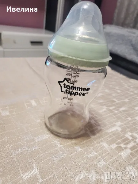 Стъклено шише Тоmmee Tippee, снимка 1