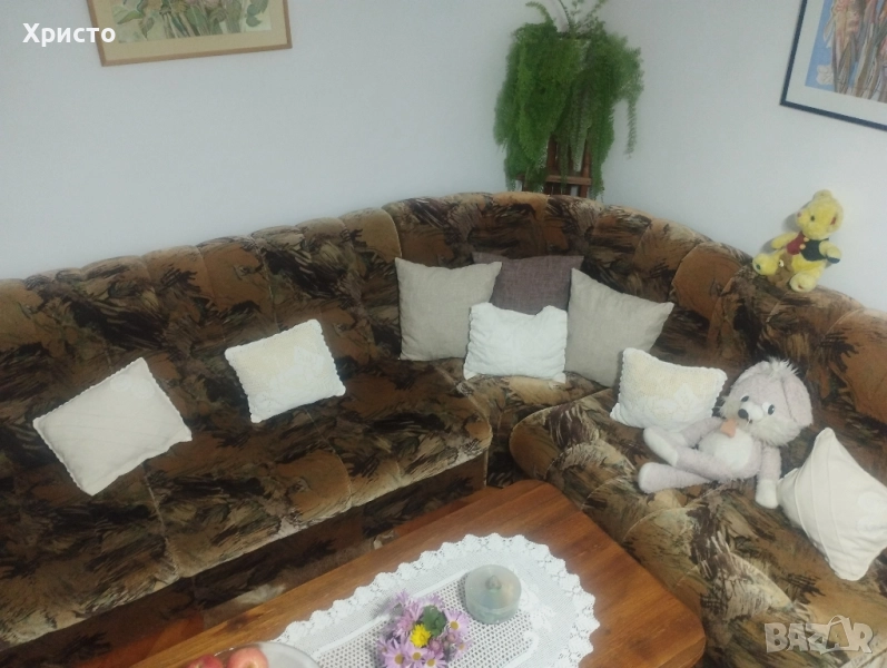 Ъглов диван с механизъм за сън , снимка 1