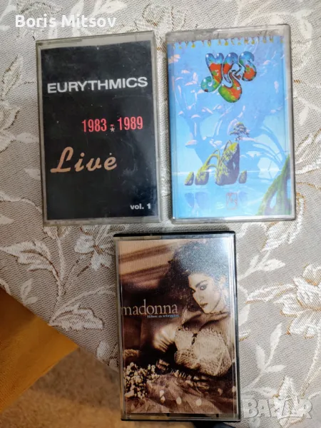 Eurythmics& YES&Madonna*3 касети, снимка 1