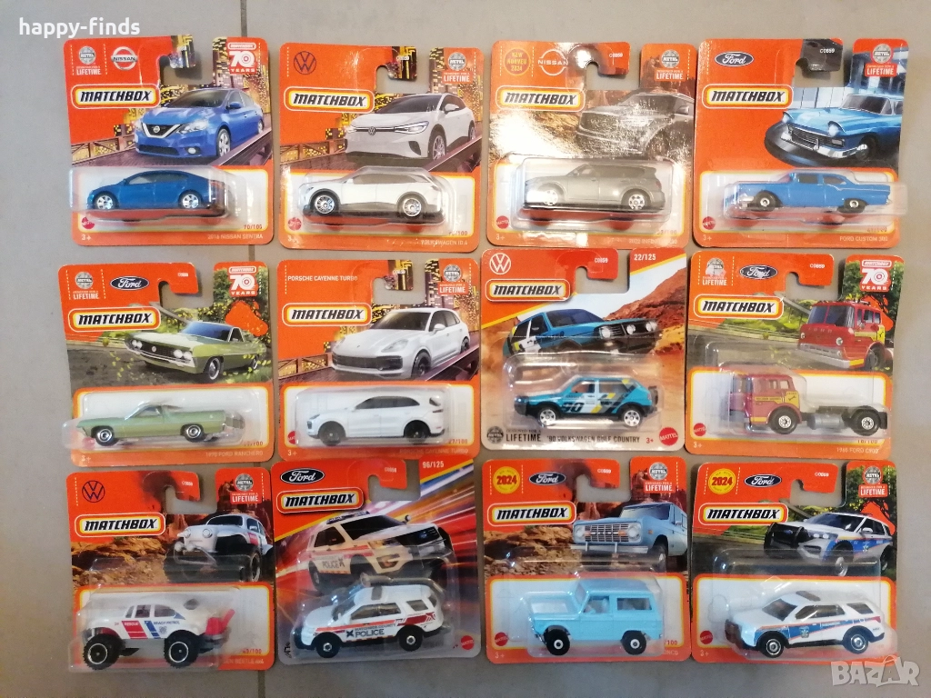 Matchbox `90 Volkswagen Golf Country - 8 лв., 1970 Ford Bronco, Porsche Cayenne Turbo, 1970 , снимка 1