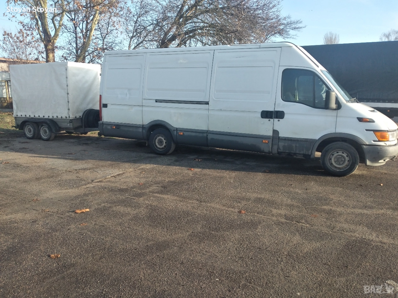 Продавам композиция Ивеко с ремарке, снимка 1