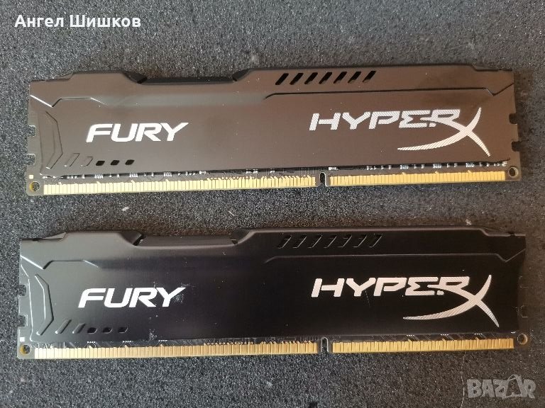 RAM Рам памет Kingston Fury HyperX 2x8GB 16GB DDR3 1600MHz, снимка 1