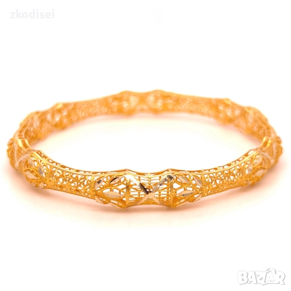 Златна дамска гривна 8,75гр.14кр. проба:585 модел:34363-1, снимка 1