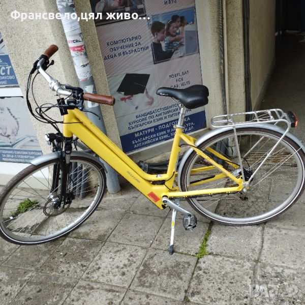 28 цола алуминиев електрически велосипед колело 36 волта с ключ и зарядно , снимка 1