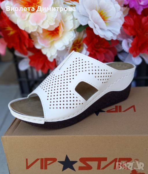 Дамски летни чехли на платформа 36-41, снимка 1