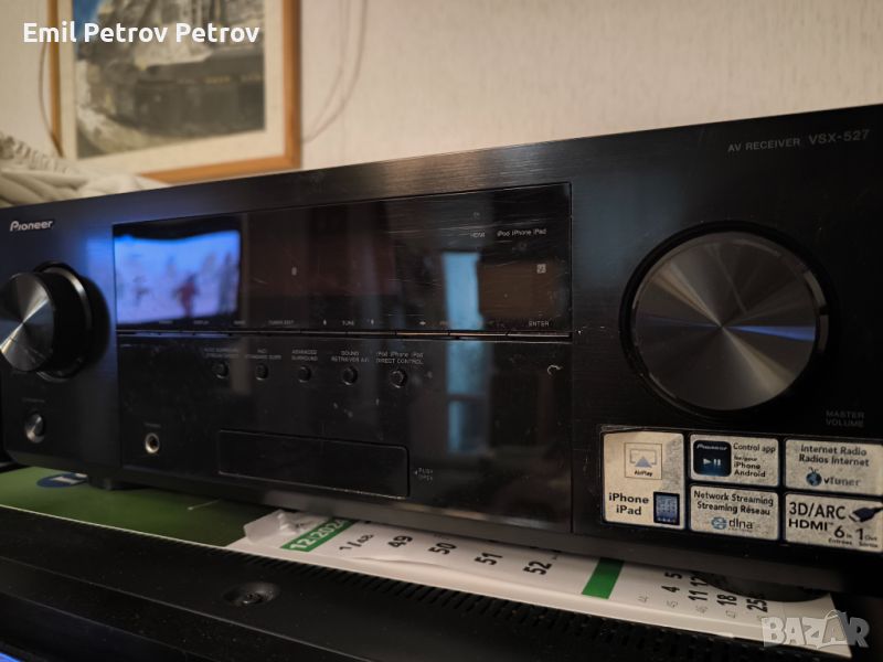  Промо!!!🌟🌟🌟Pioneer vsx-527-k 5.1 ресивър,Internet radio, снимка 1