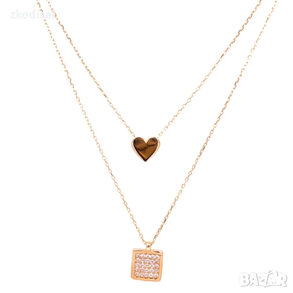 Златнo колие 2,48гр. 44,0см. 14кр. проба:585 модел:32111-4, снимка 1