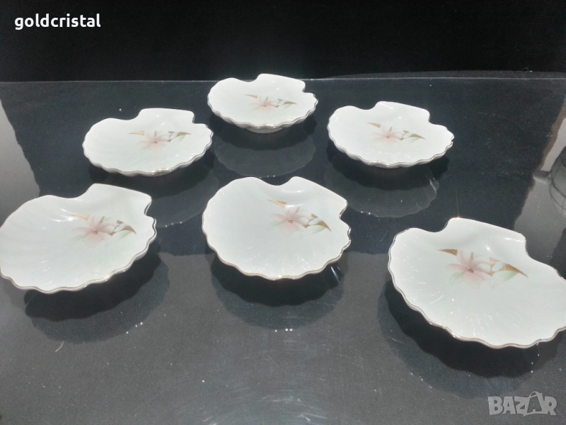 Стар български порцелан Изида чинии , снимка 1